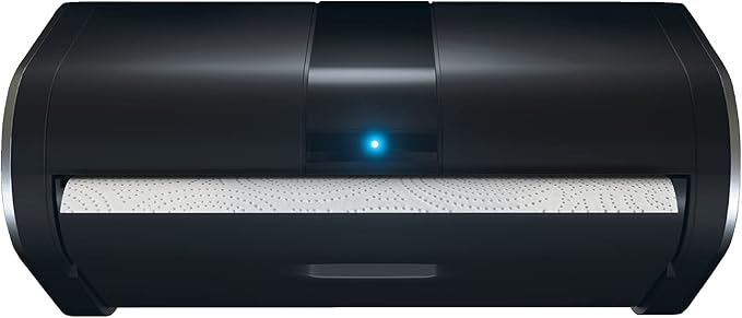 Innovia Automatic Paper Towel Dispenser. Touchless Technology. Works with Most Paper Towel Brands and Sizes. Dispenses The Number of Sheets You Need. Black, Under Cabinet Mounted.