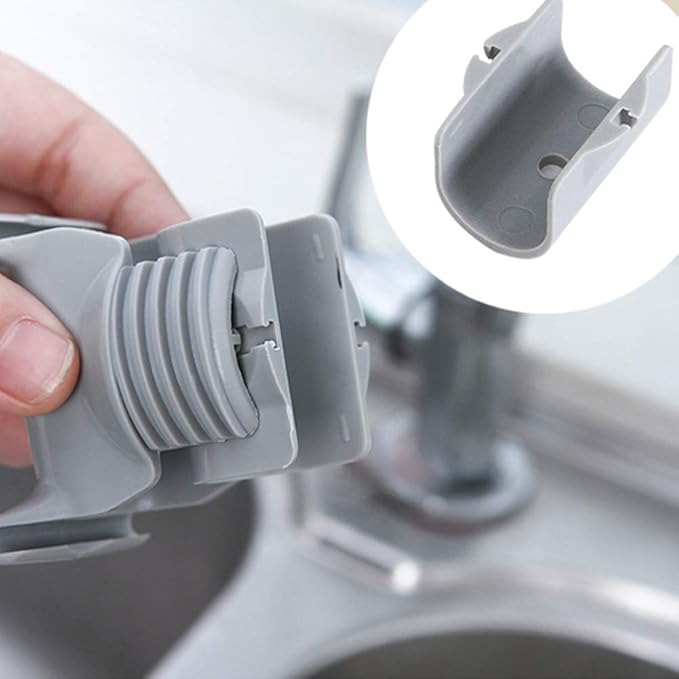 Kitchen Sink Faucet Organizer, Stainless Steel Sink Sponge Holder Around Faucet, Sinks Caddy Organizer, Faucet Storage Rack Sponge, Drying Rack for Kitchen Accessories (COLOR:Silver)