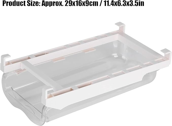 Egg Storage Container: Adjustable Pull Out Refrigerator Organizer, Durable ABS Plastic Egg Holder Holds 14 Eggs, Space Saving Fridge Drawer