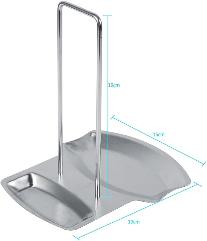 Pot Lid Rack, Stainless Steel Cooking Stand, Convenient Kitchen Organizer for Hot Pot Covers and Cooking Utensils