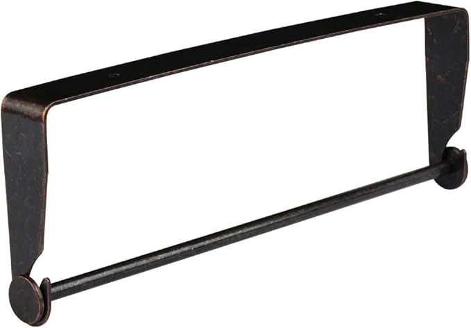 Under Cabinet Paper Towel Holder Wall Mount for Home Kitchen,Stainless Steel for Large Rolls-Bronze