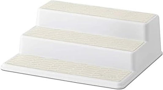 Copco Basics 3-Tier Spice Pantry Kitchen Cabinet Organizer, 10-Inch, Cream