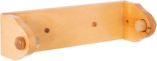 Design House Dalton Paper Towel Holder, Wall Mount, Easy Installation, Wood, Honey Oak, Durable, 13.4 in, 13.75 in W x 4.6 in L x 3.5 in H, Item 561233