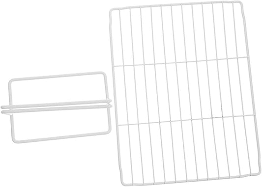 Alipis Refrigerator Divider Organizer Mesh Wire Partition for Freezer and Fridge Shelves Transparent Vertical Storage Rack for Efficient Food Categorization and Easy Access in Home and Supermarket Use