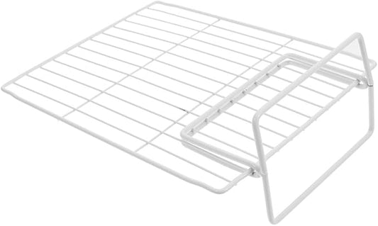 Refrigerator Partition Board 28x18cm Wire Mesh Shelf Divider Freezer Compartment Organizer for Chest Freezer and Fridge Storage