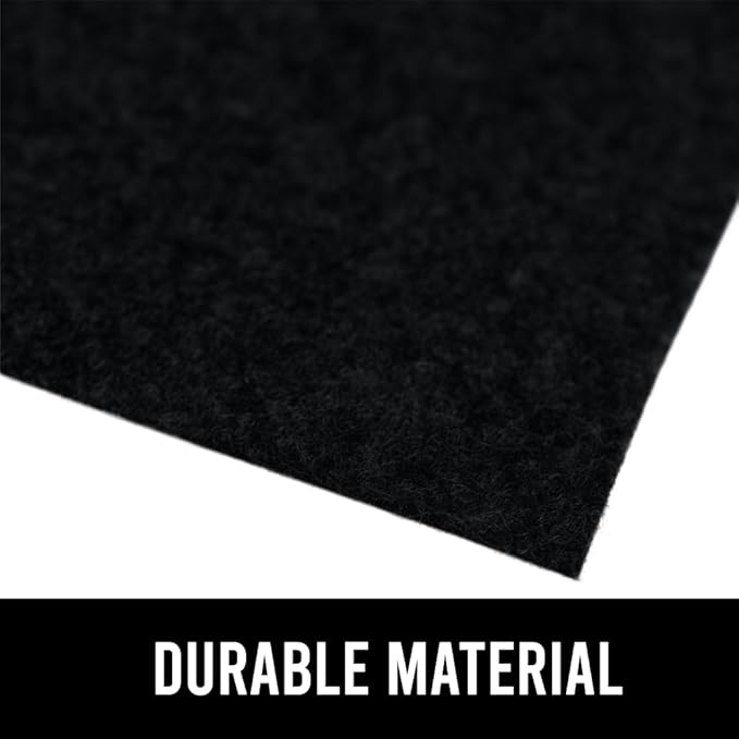 GORILLA GRIP LeakGuard Non-Adhesive Under Sink Mat for Kitchen Cabinet, 24x40, Waterproof Quick Dry Shelf Liner, Durable Absorbent Felt Mats for Bathroom Sinks, Cabinets, Dresser, Easy to Trim, Black