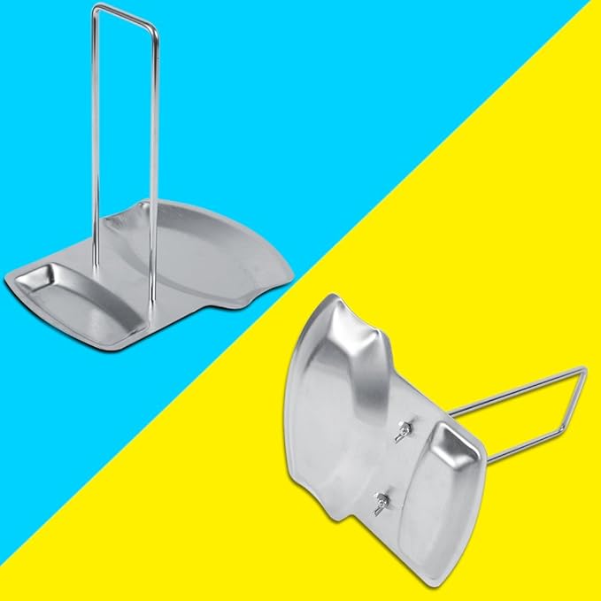 Pot Lid Rack, Stainless Steel Cooking Stand, Convenient Kitchen Organizer for Hot Pot Covers and Cooking Utensils