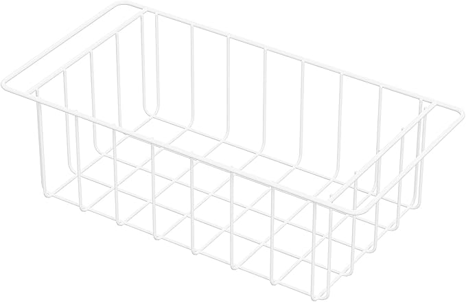 Y.Z.Bros 16.5 Inch Chest Freezer Organizer Storage Baskets Bins Metal Wire, Settle freezer chaos and reduce food waste effectively, Durable, Fully Use Space, Improve Air Circulate, 2 Pack
