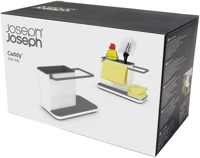 Joseph Joseph Caddy Sink Area Organiser, White/Grey, 13.5 x 20 x 11.5 cm