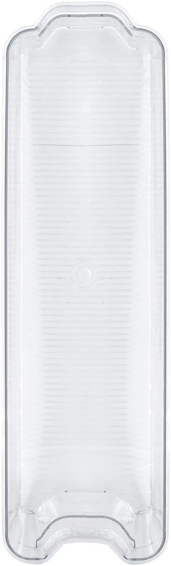 Glad Plastic Refrigerator Organizer Bin – Clear Stackable Fridge/Freezer Storage Container, 14.5” x 4.2” x 4”