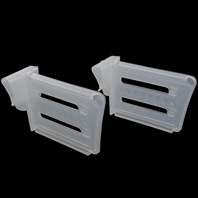 Fridge Space Allocator TAODAN 12PCS Refrigerator Side Door Seperator, Kitchen Refrigerator Snap- on Shelf Refrigerator Organizer Dividers, Classification Partition Boards, Refrigerator Divider