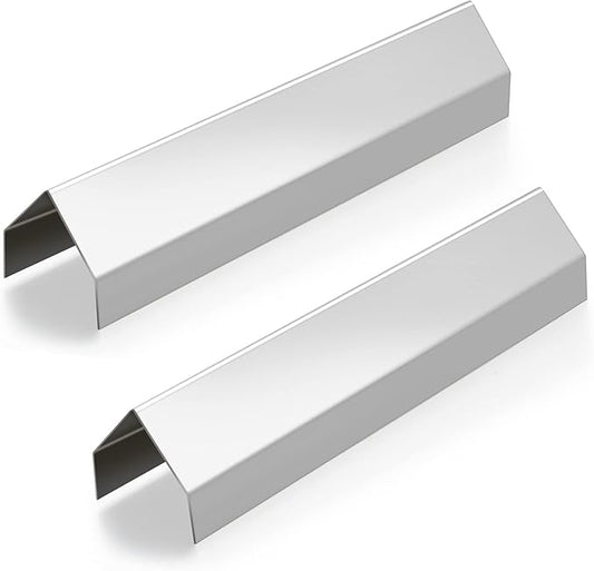 2 Pcs Deep Fryer Splash Guard Stainless Steel Joining Strip 20 Gauge Thickness Commercial Deep Fryer Joint Adapter Connector Curved Parts(23"L x 1 1/2"Wx2"H)