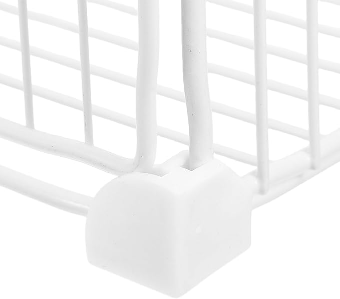Chest Freezer Divider Storage Organizers, 3 Compartments Mesh Metal Basket, Modular Shelf Separator, Freezer Organization Tray, Refrigerator Drawer Bin