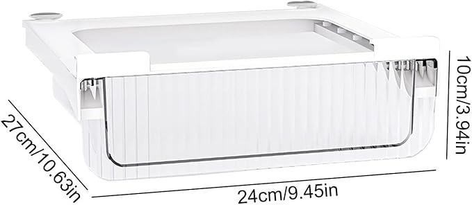 Fridge Storage Drawer Organizer - Pull Out Fridge Organizer Boxes | Stackable Refrigerator Drawer Organizer Bins, Drawers Container Boxes for Fridge Pantry Shelf Refrigerator Organization