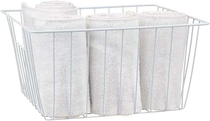 Y.Z.Bros Freezer Storage Organizer Baskets, Household Refrigerator Chest Organization with Built-in Handles for Cabinets, Pantry, Closets, Bedrooms
