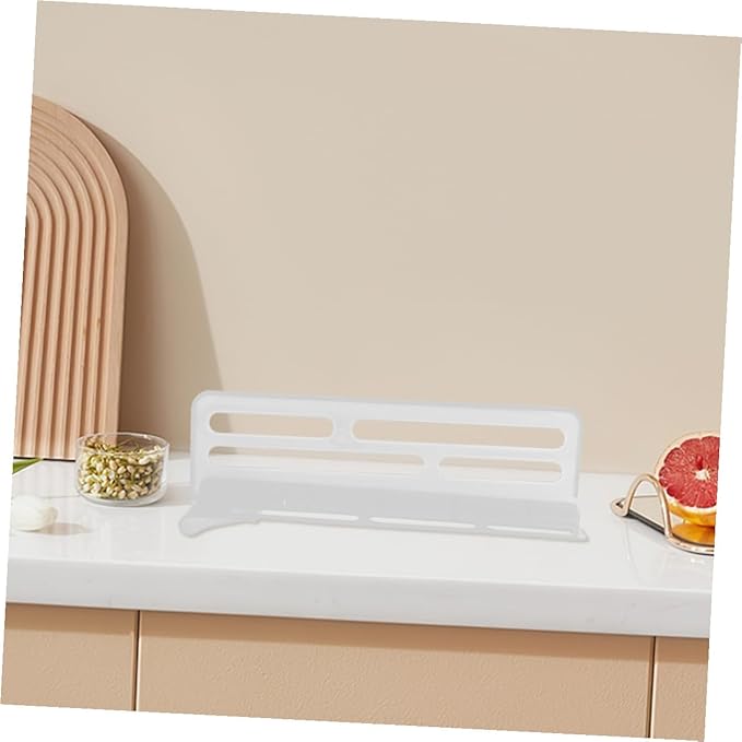 6pcs Adjustable Refrigerator Compartment Divider Set, Sturdy Plastic Fridge Organizer Partition Pads for Kitchen Storage and Daily Use Fridge Separation