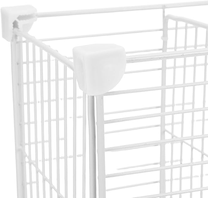 Chest Freezer Divider Storage Organizers, 3 Compartments Mesh Metal Basket, Modular Shelf Separator, Freezer Organization Tray, Refrigerator Drawer Bin