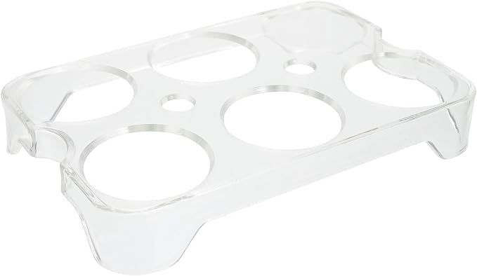 SAFIGLE Egg Container For Refrigerator: 6-slot Fridge Egg Storage Container - Storage Tray For Kitchen Pantry Refrigerator Farmhouse