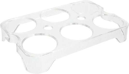SAFIGLE Egg Container For Refrigerator: 6-slot Fridge Egg Storage Container - Storage Tray For Kitchen Pantry Refrigerator Farmhouse