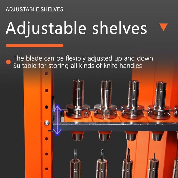 Large Capacity CNC Tool Holder Vertical Drawer Cabinet, Multi-Purpose CNC Tool Storage Cabinet, CNC Tool Storage Rack Equipment for Workers Warehouses Machining Centers