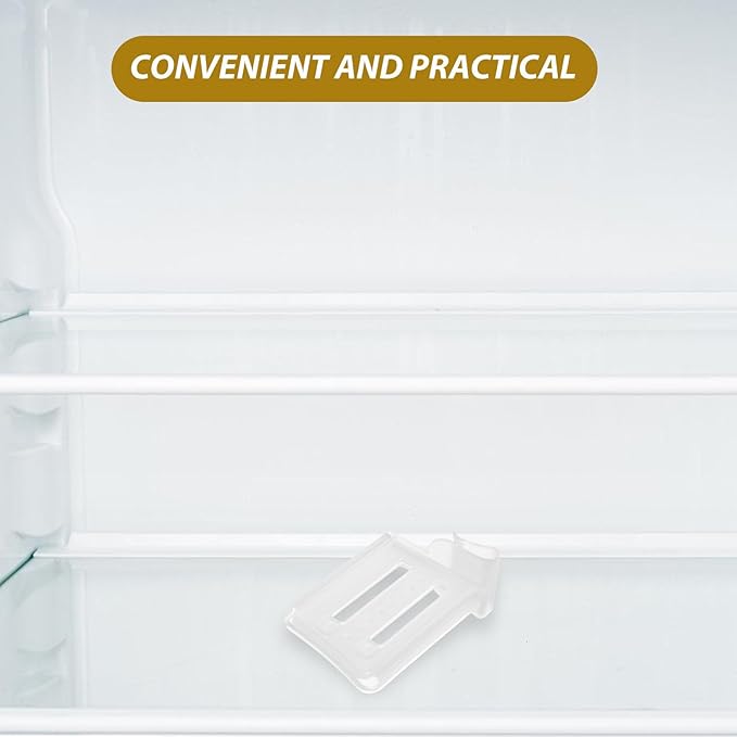 Cabilock Refrigerator Door Dividers 3-Pack Adjustable Fridge Storage Partition Boards 3.15X1.97X1.18 Inches Space-Saving Kitchen Organization Shelf Separators for Refrigerator Door Sauce Separation