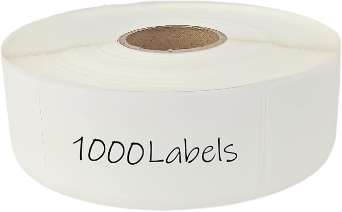 1000 Pack Blank Removable Freezer Labels Food Labels for Containers, Pantry Organization Waterproof, Write-On Freezer Labels for Kitchen, Restaurant & Grocery （1 * 2 Inch）
