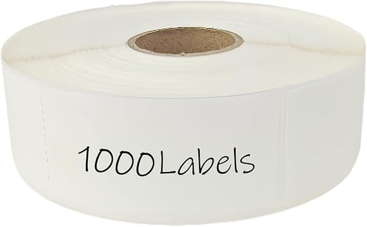 1000 Pack Blank Removable Freezer Labels Food Labels for Containers, Pantry Organization Waterproof, Write-On Freezer Labels for Kitchen, Restaurant & Grocery （1 * 2 Inch）