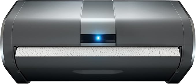 Innovia Automatic Paper Towel Dispenser. Touchless Technology. Works with Most Paper Towel Brands and Sizes. Dispenses The Number of Sheets You Need. Grey, Under Cabinet Mounted.