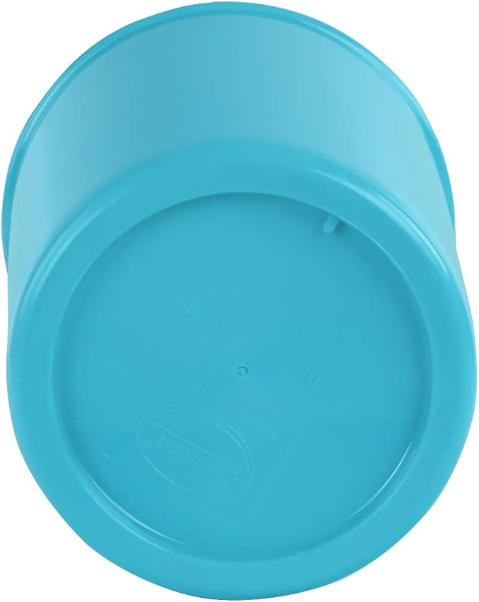 Reston Lloyd Calypso BasicsMultipurpose Cookware Storage Crock, Kitchen Countertop & Office Desk Organization, Durable & Food Safe BPA-Free Plastic, Aqua-Blue