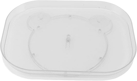 Cryfokt Turntable Organizer for Refrigerator, Non Slip Bottom 360 Degree Rotating Storage Tray, Space Saving Refrigerator Organizer and Storage Tray for Snacks (1)