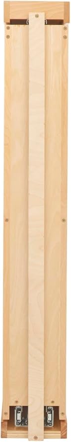 Rev-A-Shelf Kitchen Cabinet Pullout Wall Filler Wooden Organizer Slide Out Pantry Storage w/Soft-Close in Multiple Sizes, 6 x 39 In, 432-WFBBSC39-6C