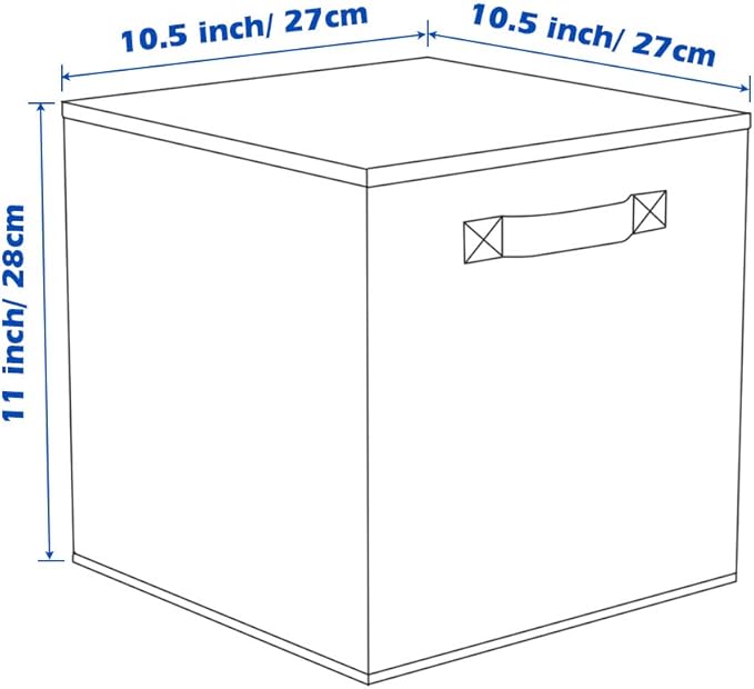 ShellKingdom Storage Bins, Foldable Fabric Storage Cubes And Cloth Storage Organizer Drawer For Closet And Toys Storage, 2 Pack (Chromatic Tie Dye)