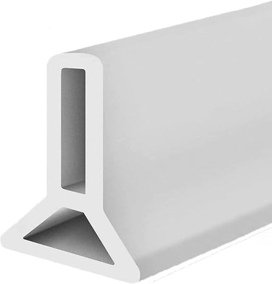 Adjustable Shower Water Blocker – Splash Guard for Bathtub & Walk-in Shower | Triangular Reinforced, Durable Silicone | Easy Peel-and-Stick Installation | Waterproof, Anti-Mold & Custom Shapes