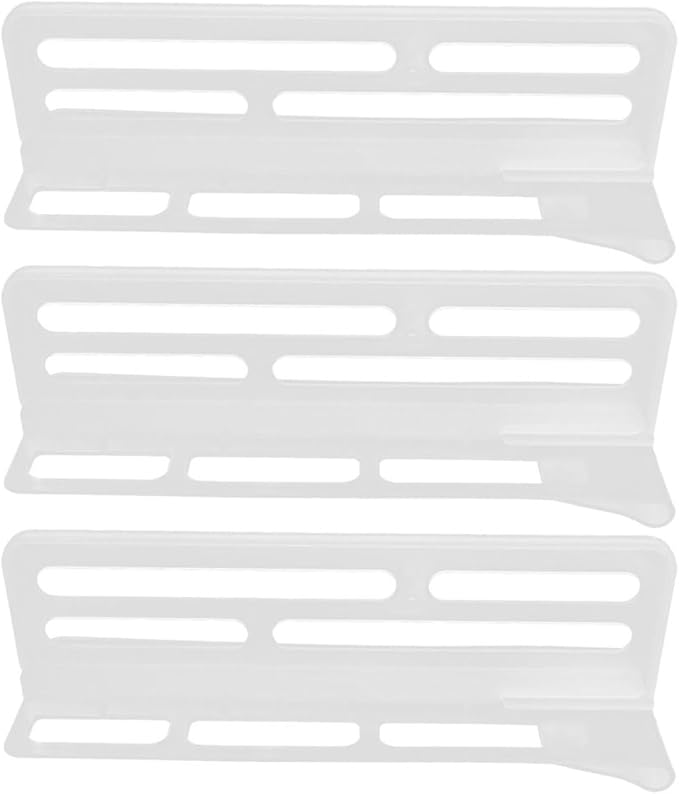 iplusmile 3pcs Refrigerator Divider Shelf Organizers, Large Multifunctional Fridge Compartment Dividers for Kitchen Storage and Space Partition