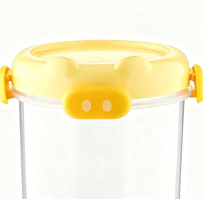 Kitchen Canister - Flour Container, 1000ml Food Grade Airtight Storage With Lid, Food Storage Container For Grain Cereal Baking Powder Chips Snack Bread Bean Popcorn Counter Cabinet Freezer