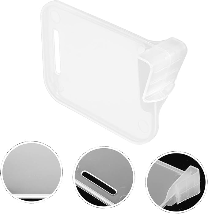CHILDWEET Refrigerator Door Dividers 40Pcs Transparent Fridge Shelf Separators Adjustable Plastic Dividers for Household Freezer Organization and Kitchen Storage