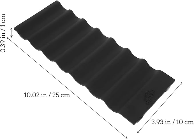 Cabilock Fridge can Organizer Mat 2-Pack Non-Slip Beer Bottle Stacking Pad for Refrigerator Kitchen Storage 10.03 X 3.93 X 0.78In