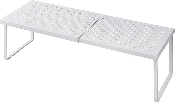 Nifty Expandable Shelf Rack Adjustable- White