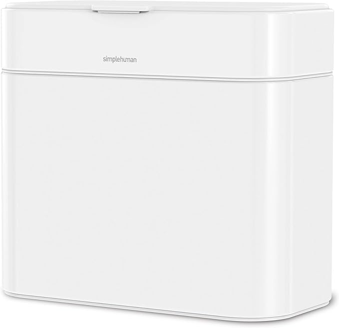 simplehuman Compost Caddy, Detachable and Countertop Bin, 4 Liter / 1.06 Gallon, White