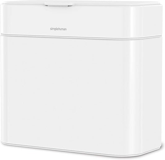 simplehuman Compost Caddy, Detachable and Countertop Bin, 4 Liter / 1.06 Gallon, White