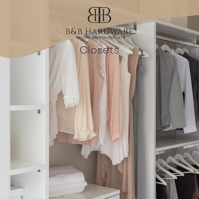B&B HARDWARE Cabinet Shelves - Melamine 3/4'' Thick - Custom Organize Space with Stylish Cabinet Melamine Shelves Cut to Size - Perfect Solution for Home & Office - (11" Depth x 9 inches Length)