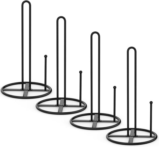 4 Pack Paper Towel Holder,Standing Paper Towel Holders