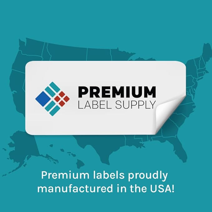 Premium Label Supply Brown Kraft Sticker Round Labels – 1" Circle – Laser/Inkjet Compatible – (63 per Sheet), 1000 Sheets – 63,000 Total Adhesive Labels