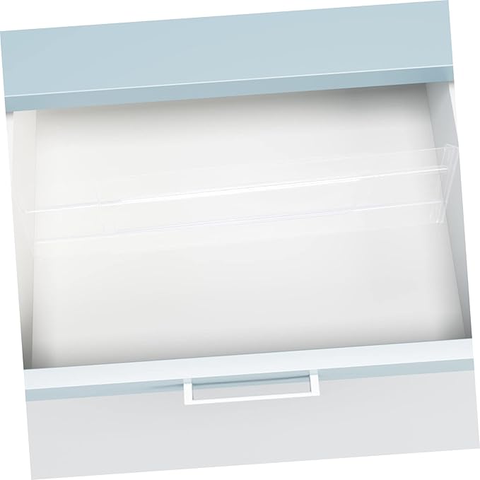 Cabilock 4pcs Dividers Practical Plastic Organizers for Home Storage Diy Drawer Classification Boards for Socks Underwear and Kitchen Use