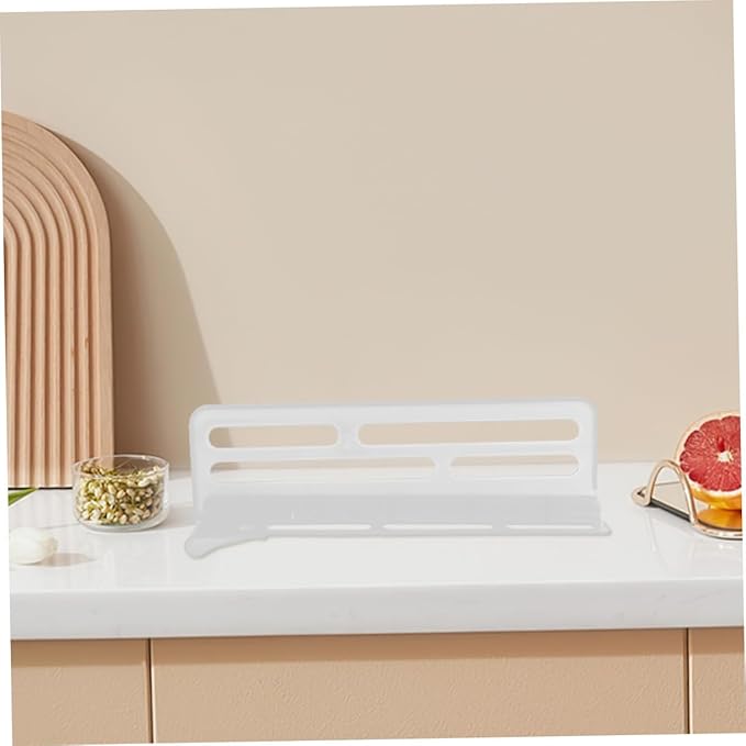 6pcs Adjustable Refrigerator Compartment Divider, Sturdy Plastic Fridge Shelf Organizer for Efficient Space Partition and Everyday Kitchen Storage