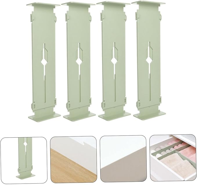4pcs Adjustable Retractable Drawer Partition Boards for Organized Storage Versatile Drawer Dividers for Socks Underwear and Home Organization