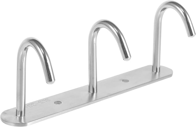 Cabilock Under Cabinet Mug Hanger Metal Coffee Mug Holder with 3 Rotatable Hooks Kitchen Cup Rack for Cabinet Storage and Household Organization