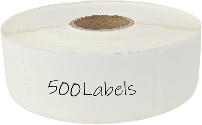 500 Pack Blank Removable Freezer Labels Food Labels for Containers, Pantry Organization Waterproof, Write-On Freezer Labels for Kitchen, Restaurant & Grocery （1 * 2 Inch）