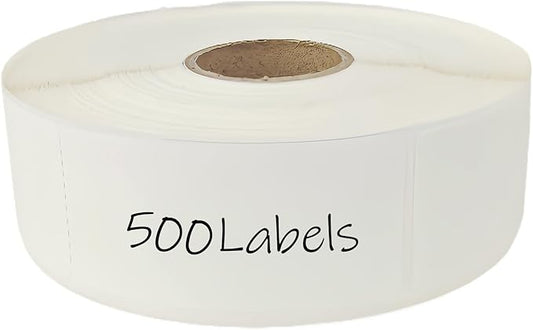 500 Pack Blank Removable Freezer Labels Food Labels for Containers, Pantry Organization Waterproof, Write-On Freezer Labels for Kitchen, Restaurant & Grocery （1 * 2 Inch）