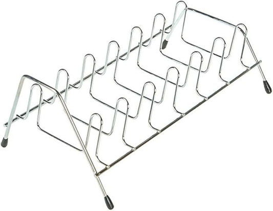 KESYOO Stainless Steel Single-Layer Dish Rack and Bowls Holder Kitchen Storage Rack Counter Organizer 2pcs Set